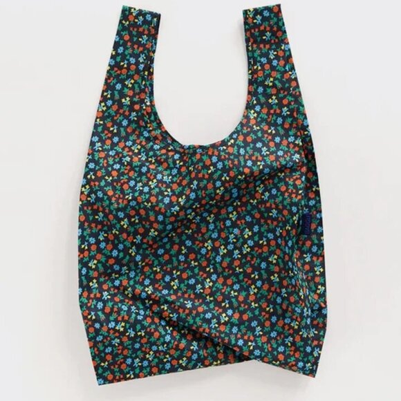 NWT Standard Baggu - Black Calico Floral - Picture 5 of 5